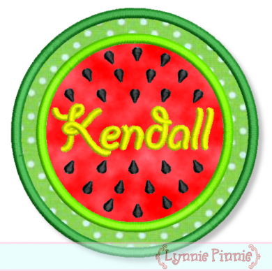 Watermelon Circle Frame 4x4 5x7 6x10 7x11