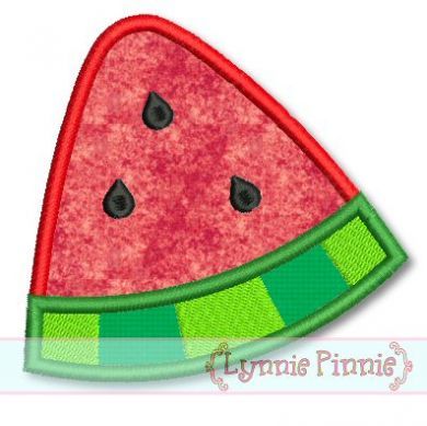 Watermelon Wedge Applique 4x4 5x7 6x10 SVG