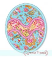 Free Zig Zag Easter Egg Applique 4x4 5x7