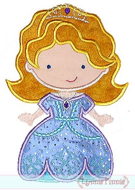 Little Sophie Princess Cutie Applique 4x4 5x7 6x10 SVG - Lynnie   Instant download and free applique machine embroidery designs in PES, HUS,  JEF, DST, EXP, VIP, XXX AND ART formats.